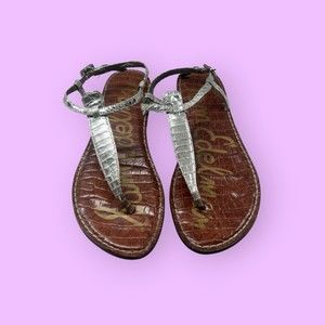 Sam Edelman Gigi Sandal - Silver Size 9